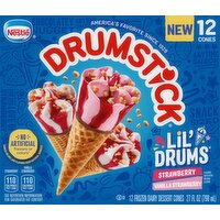 Drumstick LIL Drum Strawberry - 12 Each